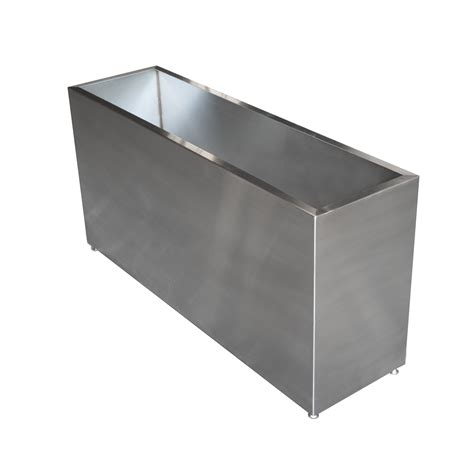 stainless steel planter boxes australia|extra large stainless steel planters.